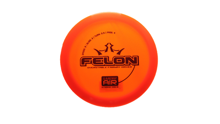 Dynamic Discs Lucid Air Felon Fairway Driver Front View