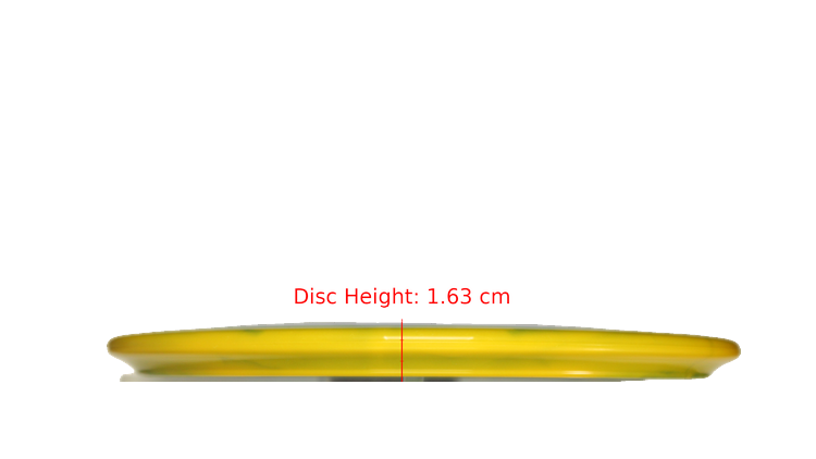 Dynamic Discs Fuzion Orbit Justice Midrange Profile View