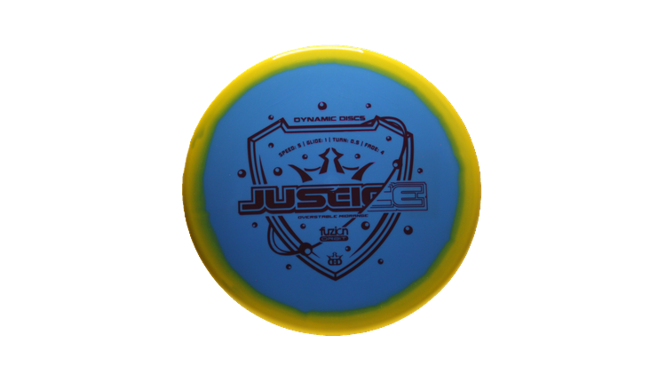 Dynamic Discs Fuzion Orbit Justice Midrange Front View