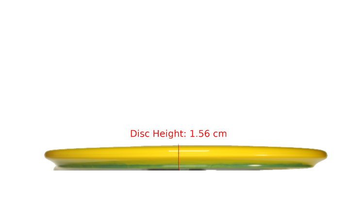 Dynamic Discs Fuzion Orbit Justice Midrange Profile View