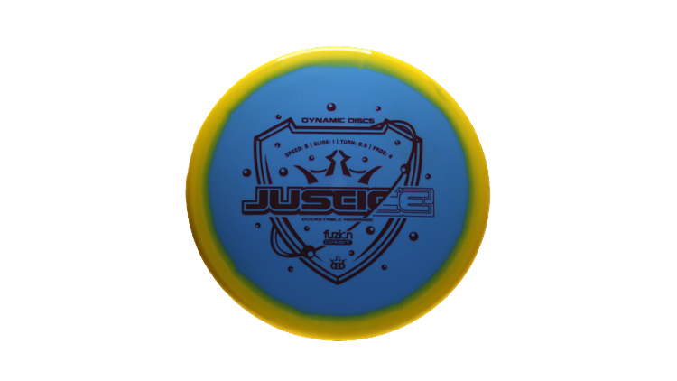 Dynamic Discs Fuzion Orbit Justice Midrange Front View