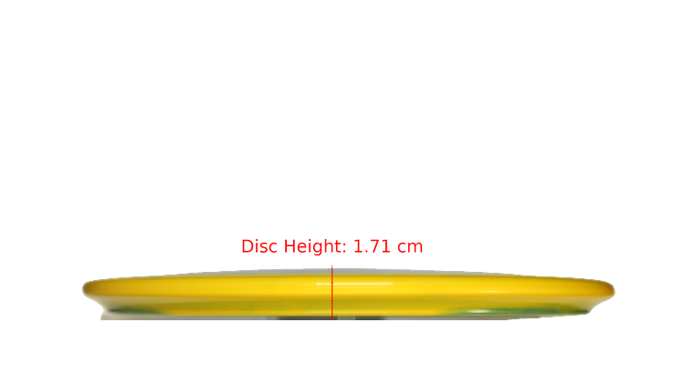 Dynamic Discs Fuzion Orbit Justice Midrange Profile View