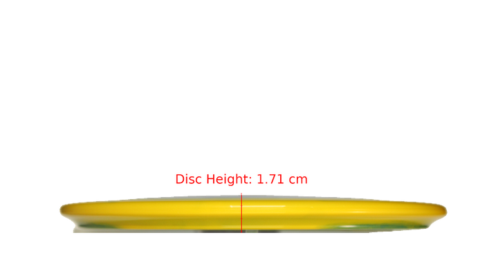 Dynamic Discs Fuzion Orbit Justice Midrange Profile View