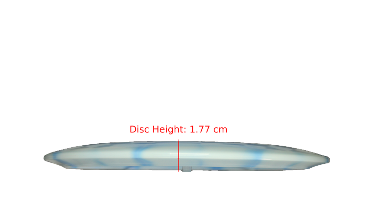 Dynamic Discs Fuzion Burst Maverick Fairway Driver Profile View