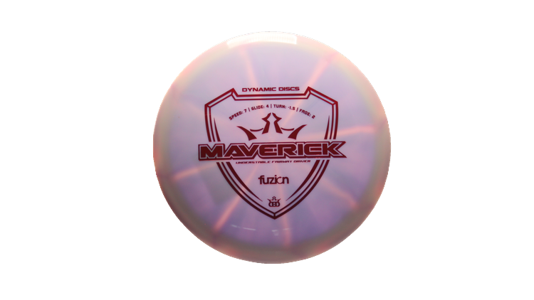 Dynamic Discs Fuzion Burst Maverick Fairway Driver Front View