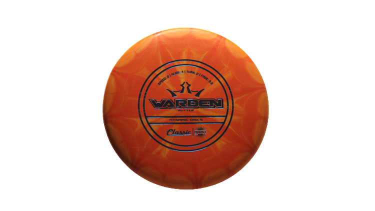 Dynamic Discs Classic Soft Burst Warden Putter Front View