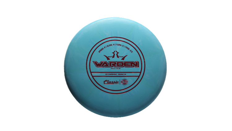 Dynamic Discs Classic Soft Burst Warden Putter Front View