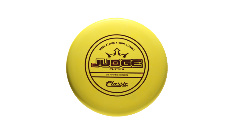 Dynamic Discs Classic Soft Burst Judge Putter Front View