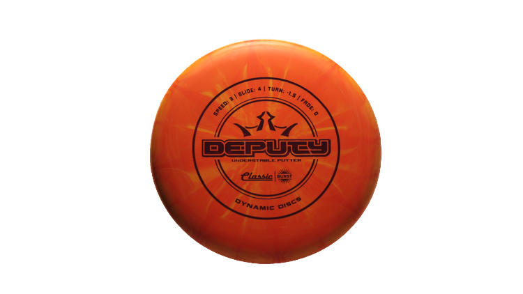Dynamic Discs Classic Burst Deputy Putter Front View