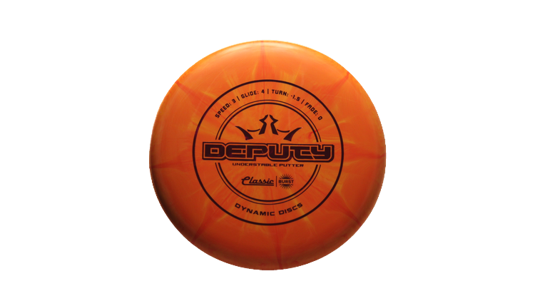 Dynamic Discs Classic Burst Deputy Putter Front View