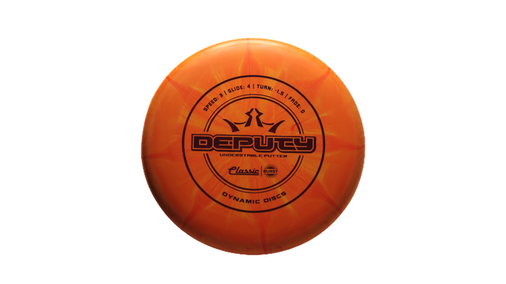 Dynamic Discs Classic Burst Deputy Putter Front View