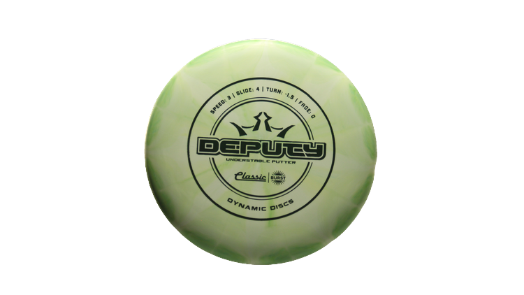 Dynamic Discs Classic Burst Deputy Putter Front View
