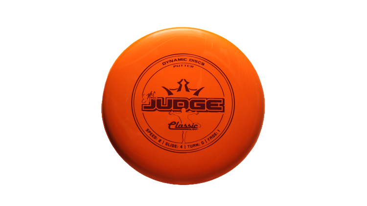 Dynamic Discs Classic Blend Emac Judge Putter Front View