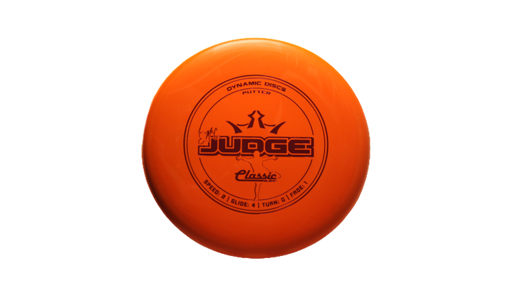 Dynamic Discs Classic Blend Emac Judge Putter Front View