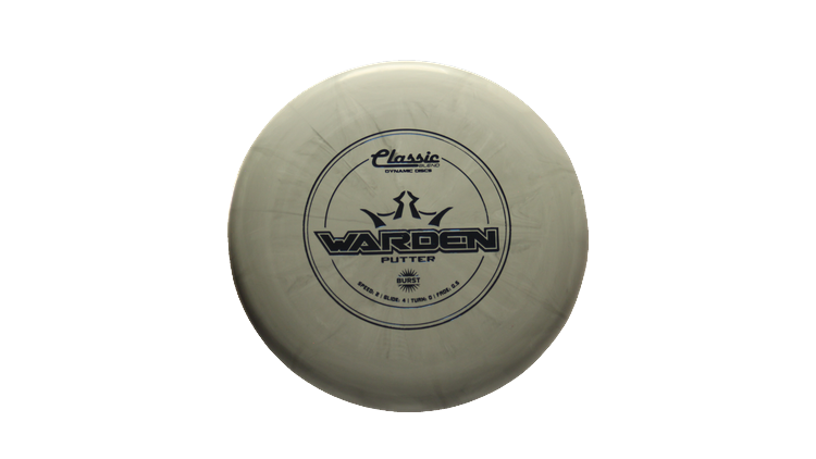 Dynamic Discs Classic Blend Burst Warden Putter Front View