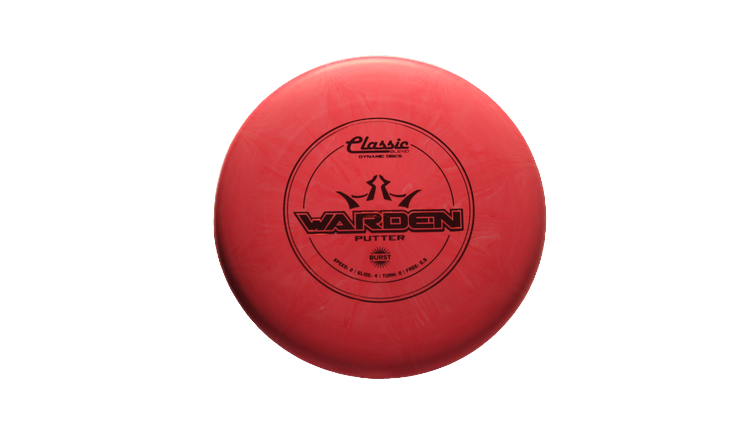 Dynamic Discs Classic Blend Burst Warden Putter Front View