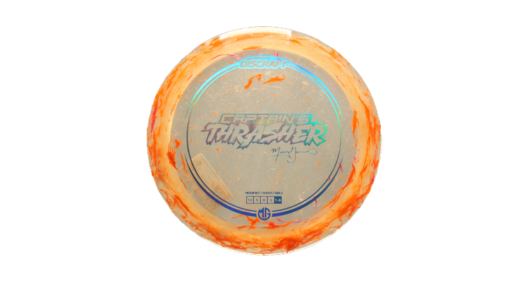 Discraft 2025 Missy Gannon Tour Series Jawbreaker Z Captain's Thrasher Distance Driver Front View