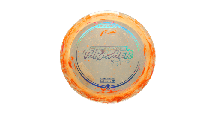 Discraft 2025 Missy Gannon Tour Series Jawbreaker Z Captain's Thrasher Distance Driver Front View