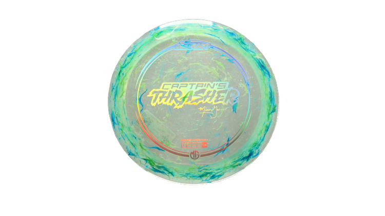 Discraft 2025 Missy Gannon Tour Series Jawbreaker Z Captain's Thrasher Distance Driver Front View