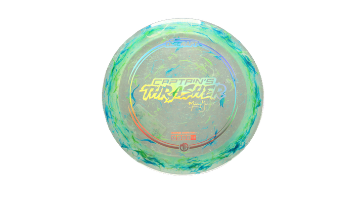 Discraft 2025 Missy Gannon Tour Series Jawbreaker Z Captain's Thrasher Distance Driver Front View