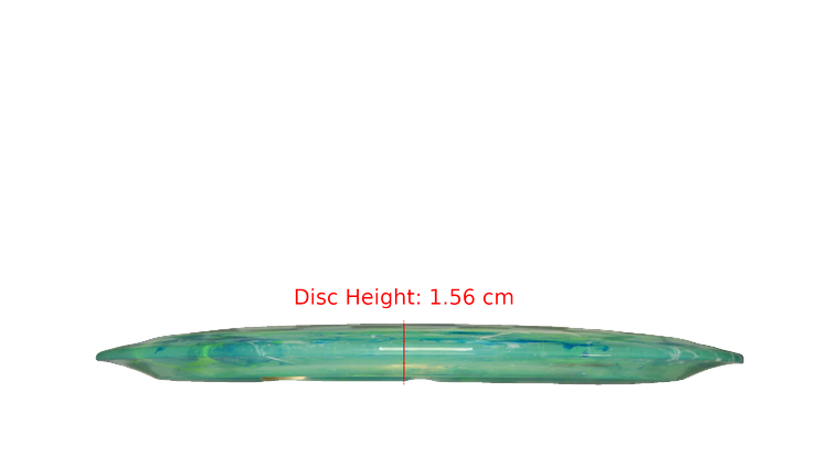 Discraft 2025 Missy Gannon Tour Series Jawbreaker Z Captain's Thrasher Distance Driver Profile View