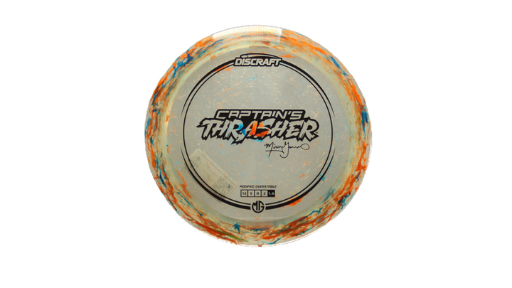 Discraft 2025 Missy Gannon Tour Series Jawbreaker Z Captain's Thrasher Distance Driver Front View