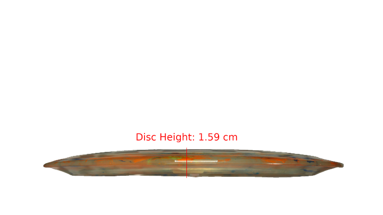 Discraft 2025 Missy Gannon Tour Series Jawbreaker Z Captain's Thrasher Distance Driver Profile View