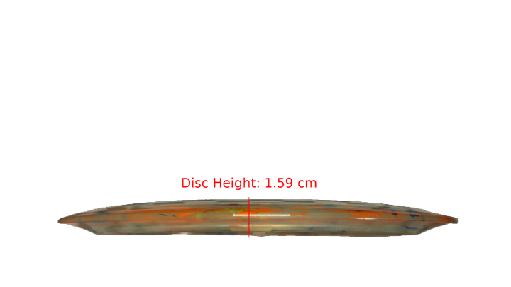 Discraft 2025 Missy Gannon Tour Series Jawbreaker Z Captain's Thrasher Distance Driver Profile View