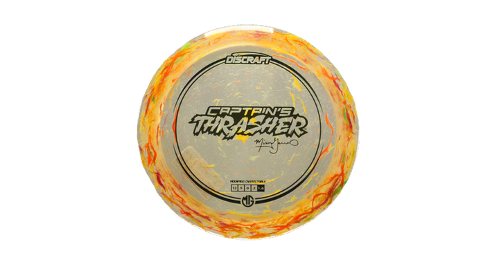 Discraft 2025 Missy Gannon Tour Series Jawbreaker Z Captain's Thrasher Distance Driver Front View