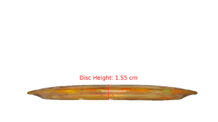 Discraft 2025 Missy Gannon Tour Series Jawbreaker Z Captain's Thrasher Distance Driver Profile View