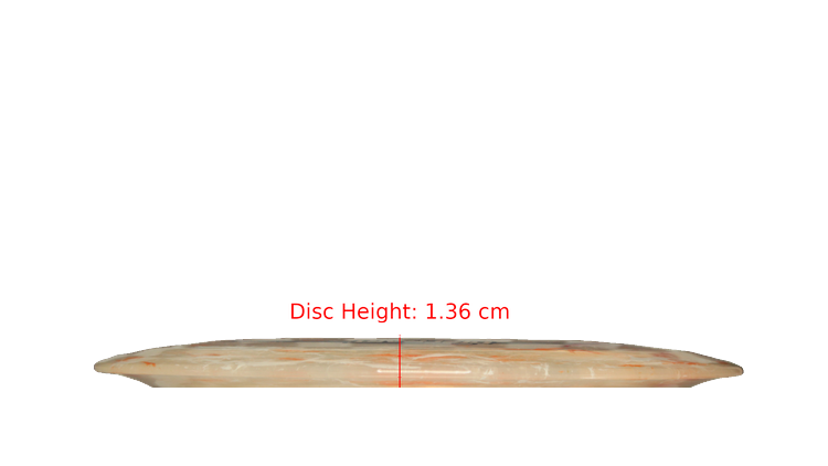 Discraft 2025 Missy Gannon Tour Series Jawbreaker Z Captain's Thrasher Distance Driver Profile View