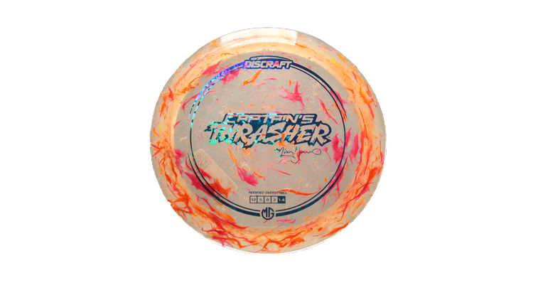 Discraft 2025 Missy Gannon Tour Series Jawbreaker Z Captain's Thrasher Distance Driver Front View