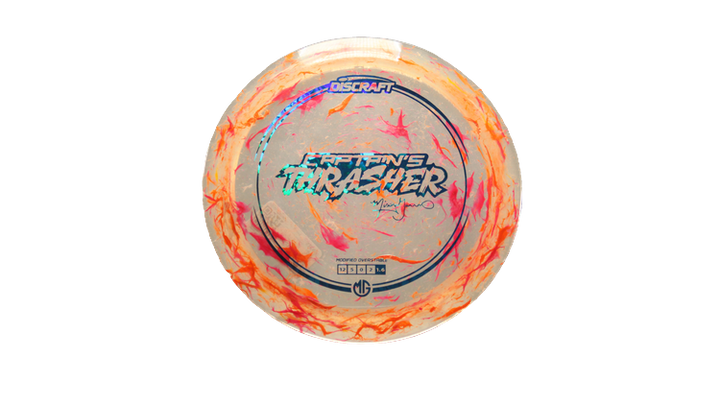 Discraft 2025 Missy Gannon Tour Series Jawbreaker Z Captain's Thrasher Distance Driver Front View