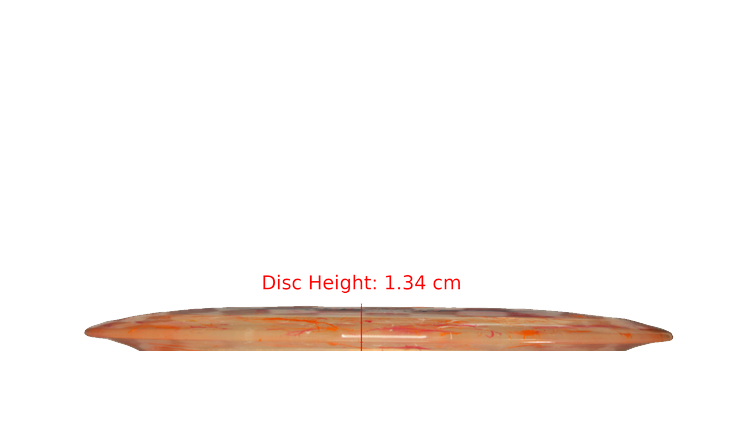 Discraft 2025 Missy Gannon Tour Series Jawbreaker Z Captain's Thrasher Distance Driver Profile View