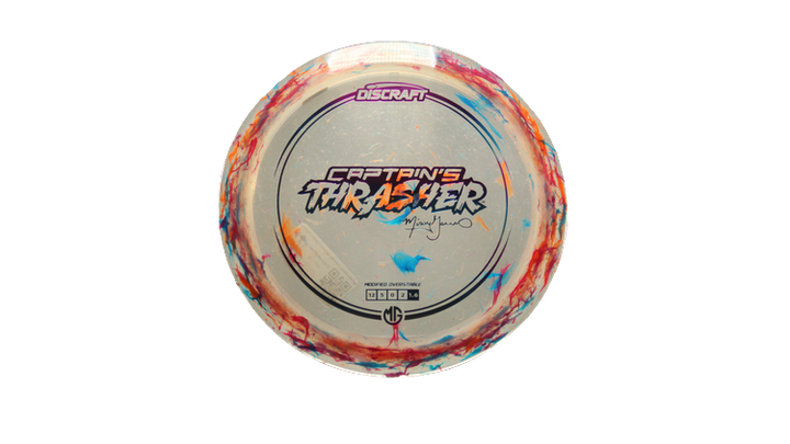 Discraft 2025 Missy Gannon Tour Series Jawbreaker Z Captain's Thrasher Distance Driver Front View