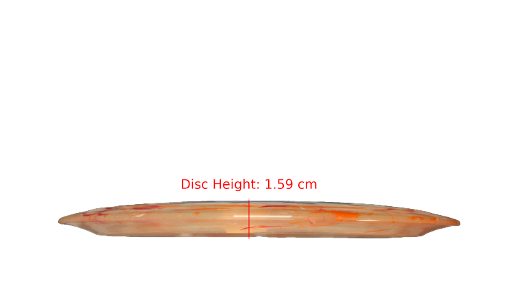 Discraft 2025 Missy Gannon Tour Series Jawbreaker Z Captain's Thrasher Distance Driver Profile View