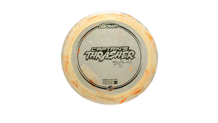 Discraft 2025 Missy Gannon Tour Series Jawbreaker Z Captain's Thrasher Distance Driver Front View