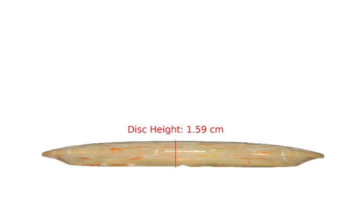 Discraft 2025 Missy Gannon Tour Series Jawbreaker Z Captain's Thrasher Distance Driver Profile View