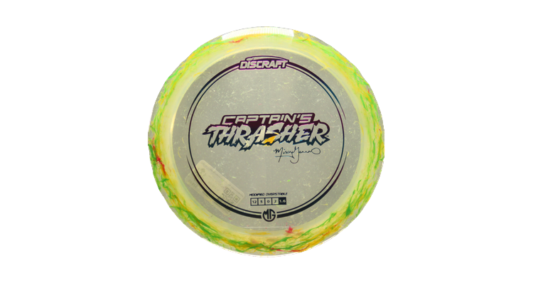 Discraft 2025 Missy Gannon Tour Series Jawbreaker Z Captain's Thrasher Distance Driver Front View