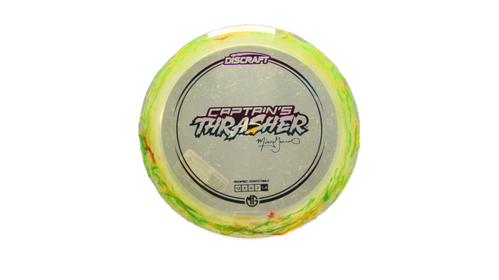 Discraft 2025 Missy Gannon Tour Series Jawbreaker Z Captain's Thrasher Distance Driver Front View