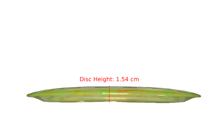 Discraft 2025 Missy Gannon Tour Series Jawbreaker Z Captain's Thrasher Distance Driver Profile View