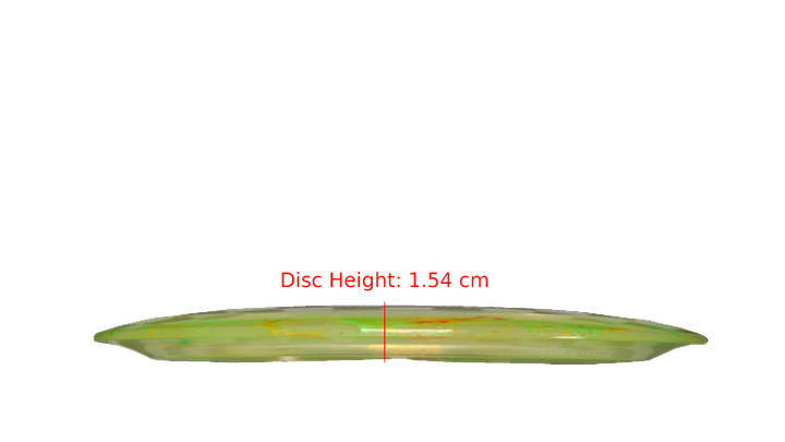 Discraft 2025 Missy Gannon Tour Series Jawbreaker Z Captain's Thrasher Distance Driver Profile View