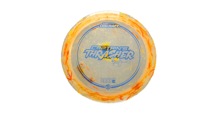 Discraft 2025 Missy Gannon Tour Series Jawbreaker Z Captain's Thrasher Distance Driver Front View