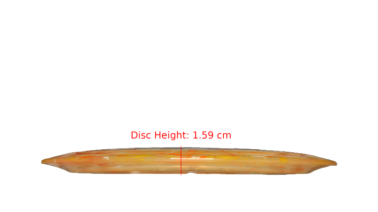 Discraft 2025 Missy Gannon Tour Series Jawbreaker Z Captain's Thrasher Distance Driver Profile View