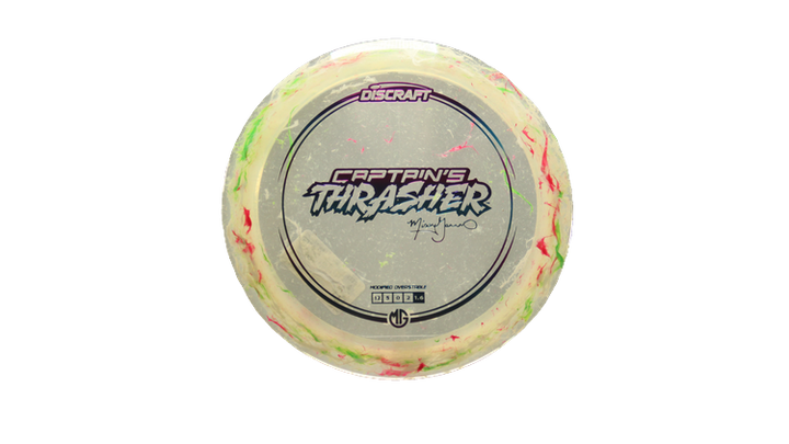 Discraft 2025 Missy Gannon Tour Series Jawbreaker Z Captain's Thrasher Distance Driver Front View