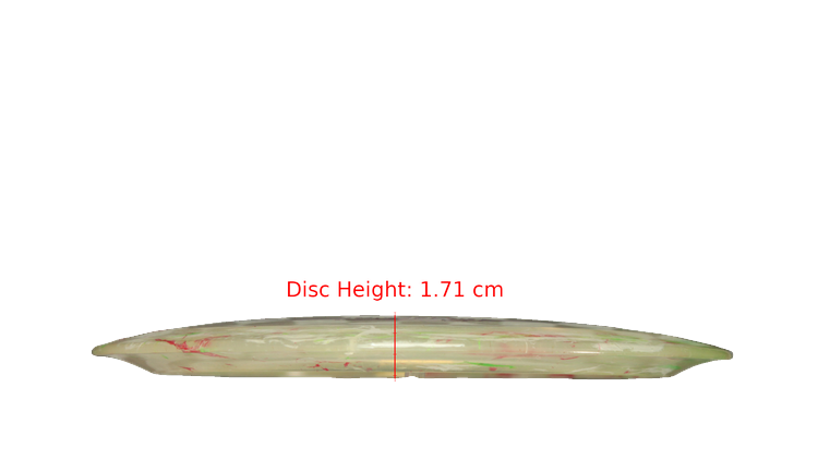 Discraft 2025 Missy Gannon Tour Series Jawbreaker Z Captain's Thrasher Distance Driver Profile View