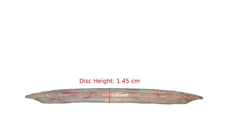 Discraft 2025 Missy Gannon Tour Series Jawbreaker Z Captain's Thrasher Distance Driver Profile View