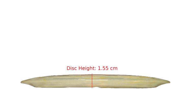 Discraft 2025 Missy Gannon Tour Series Jawbreaker Z Captain's Thrasher Distance Driver Profile View