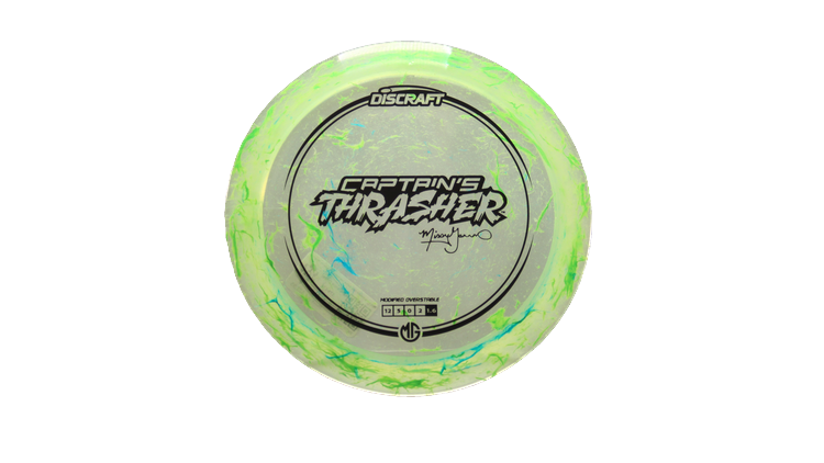 Discraft 2025 Missy Gannon Tour Series Jawbreaker Z Captain's Thrasher Distance Driver Front View