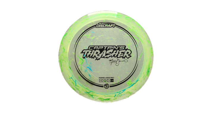 Discraft 2025 Missy Gannon Tour Series Jawbreaker Z Captain's Thrasher Distance Driver Front View